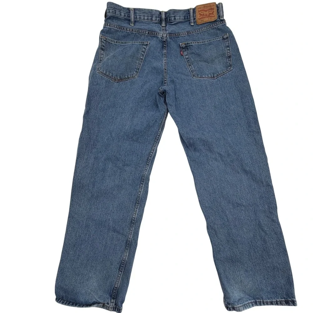 Levi Strauss 550 Relaxed Fit Jeans‎ Mens W38 L32 Blue Denim Casual